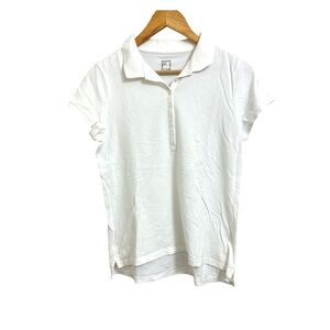 JCPenney White Polo Shirt